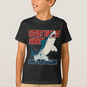 ホホジロザメ Tシャツ