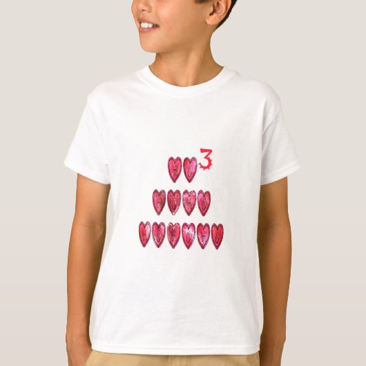 ホホハートサンタクール Tシャツ (正面)
