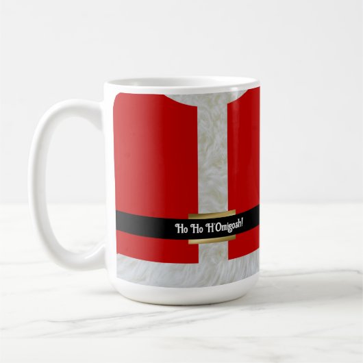 ホホホオミゴシュカスタマイズ可能クリスマスマグカップ コーヒーマグカップ (左)