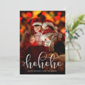 ホホホオーバーレイホリデーフォトカード シーズンカード (スタンド正面)