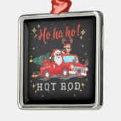 ホホホクリスマスサ改造ンタトナデートラック メタルオーナメント (左)