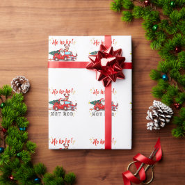ホホホクリスマスサ改造ンタトナデートラック ラッピングペーパー