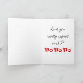 ホホホサンタカード シーズンカード (内部)