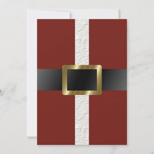 ホホホホカスタマイズ可能なクリスマスパーティの招待状 招待状 (正面)