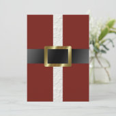 ホホホホカスタマイズ可能なクリスマスパーティの招待状 招待状 (スタンド正面)