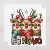 ホホホホクリスマスカード シーズンカード (正面/裏面)