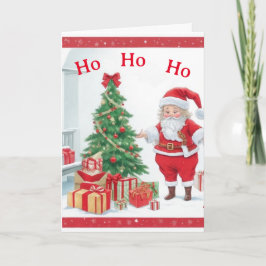 ホホホホクリスマスカード シーズンカード