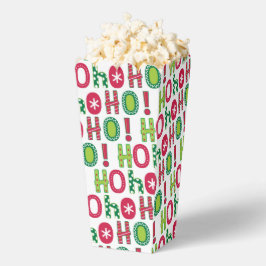 ホホホホクリスマスクリスマスモダンおもしろい赤い緑パターン フェイバーボックス