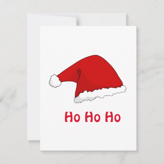 ホホホホクリスマスサおもしろいンタクロース帽が赤い (正面)