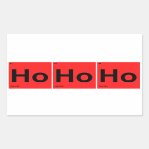 ホホホホクリスマスサン話タ 長方形シール