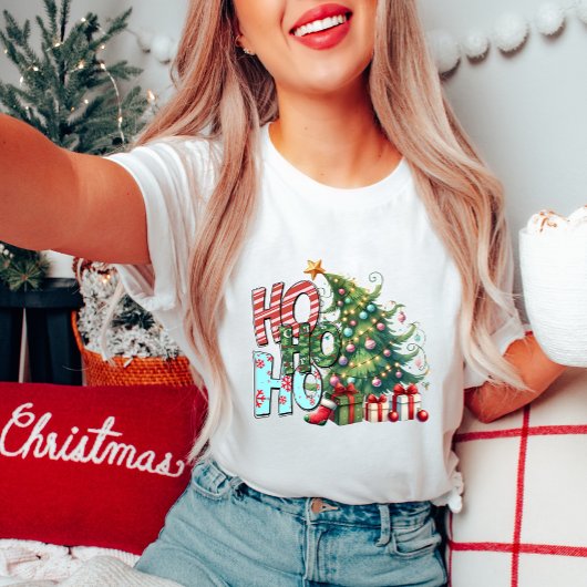 ホホホホクリスマスツリーTシャツ Tシャツ