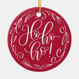 ホホホホクリスマスホリデーセラミックオーナメントデコール セラミックオーナメント