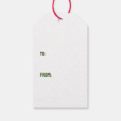 ホホホホグレートダンのメリークリスマス ギフトタグ (裏面)