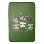 ホホホホグレートダンのメリークリスマス バスマット (正面縦)