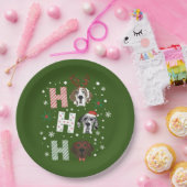 ホホホホグレートダンのメリークリスマス ペーパープレート (パーティー)