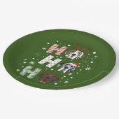 ホホホホグレートダンのメリークリスマス ペーパープレート (アングル)