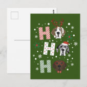 ホホホホグレートダンのメリークリスマス ポストカード (正面/裏面)