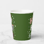 ホホホホグレートダンのメリークリスマス 紙コップ (左)