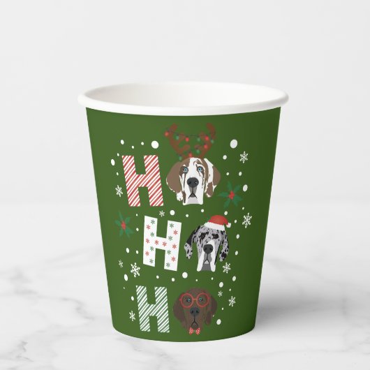 ホホホホグレートダンのメリークリスマス 紙コップ (正面)
