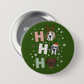 ホホホホグレートダンのメリークリスマス 缶バッジ (正面&裏面)