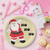 ホホホホサンタ ペーパープレート (パーティー)