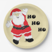 ホホホホサンタ ペーパープレート (正面)