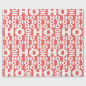 ホホホホジョーク柄サンタことわざホホホホホホホホクリス ラッピングペーパー (フラット)