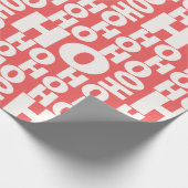 ホホホホジョーク柄サンタことわざホホホホホホホホクリス ラッピングペーパー (角)