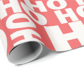 ホホホホジョーク柄サンタことわざホホホホホホホホクリス ラッピングペーパー (ロールコーナー)