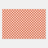 ホホホホタイポグラフィパターンカワイホリデークリスマス ラッピングペーパーシート (正面3)