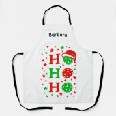 ホホホホピックボール – おもしろいクリスマススポーツ エプロン (正面)