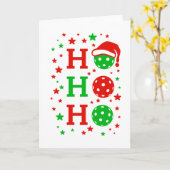 ホホホホピックボール – おもしろいクリスマススポーツ カード (黄色い花)