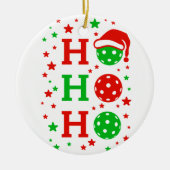 ホホホホピックボール – おもしろいクリスマススポーツ セラミックオーナメント (正面)