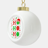 ホホホホピックボール – おもしろいクリスマススポーツ セラミックボールオーナメント (右)