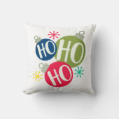 ホホホホフェスティバルクリスマスクリスマスモダンホリデイ クッション (正面)