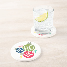 ホホホホフェスティバルクリスマスクリスマスモダンホリデイ コースター