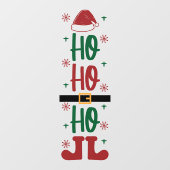 ホホホホフェスティバルクリスマスホリデイ ウィンドウサイン (シート)