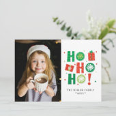 ホホホホフェスティバルホリデーパーソナライズされた写真 (スタンド正面)