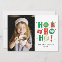 ホホホホフェスティバルホリデーパーソナライズされた写真