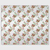 ホホホホフムデイクリスマスカメルラッピング紙 ラッピングペーパー (フラット)