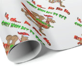 ホホホホフムデイクリスマスカメルラッピング紙 ラッピングペーパー (ロールコーナー)