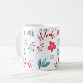 ホホホホホクリスマスクリスマスホリデーコーヒーマグ コーヒーマグカップ (正面左)