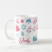 ホホホホホクリスマスクリスマスホリデーコーヒーマグ コーヒーマグカップ (左)