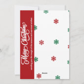 ホホホホホクリスマスホリデーカード シーズンカード (裏面)