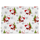 ホホホホホサンタとクリスマスツリーズ大抱き枕 ラージペーパーバッグ (正面)