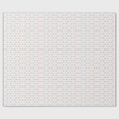 ホホホホホタイポグラフィパターン ラッピングペーパー (フラット)