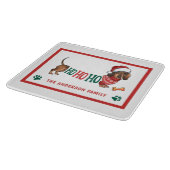 ホホホホホダシュントのクリスマス カッティングボード (角)