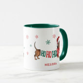 ホホホホホダシュントのクリスマス マグカップ (正面右)