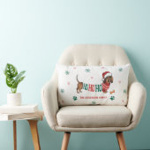 ホホホホホダシュントのクリスマス ランバークッション (椅子)