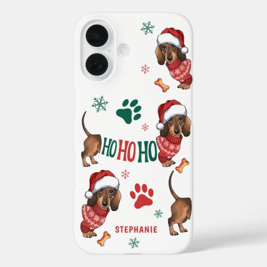 ホホホホホダシュントのクリスマス Case-Mate iPhoneケース (裏面)
